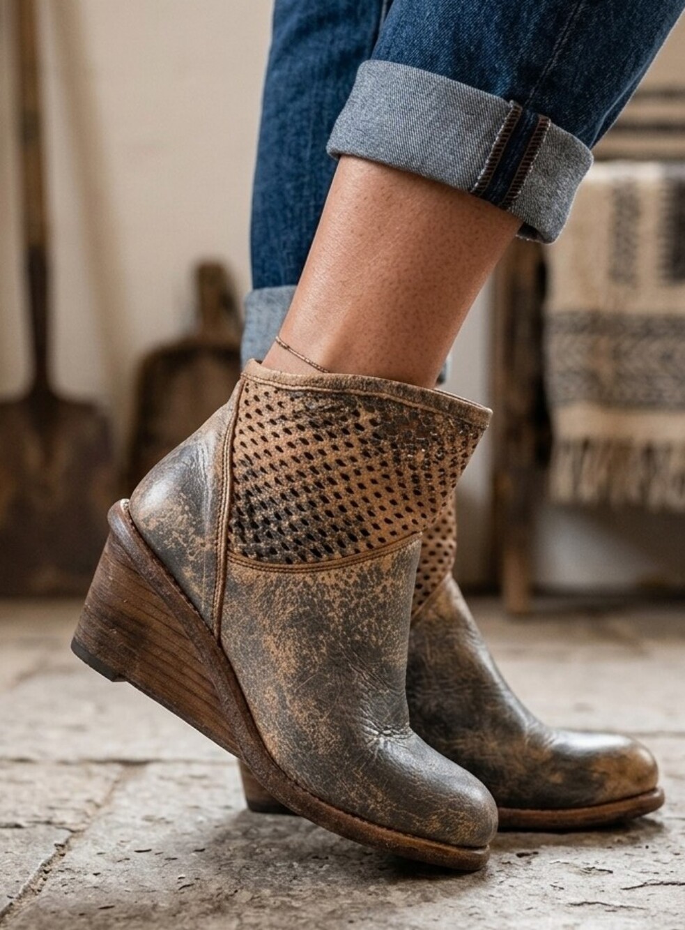 Bed Stu Cobbler Series Booties
